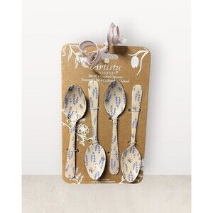 Artistic Accents Cocktail Spoons Blue Lavender